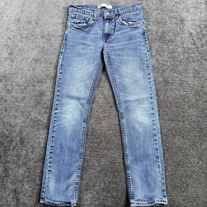 Levis 511 Jeans Boys Youth Slim Fit Blue Denim Size 16 Regular W28xL28 Cotton